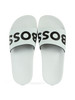 BIANCO | Ciabatte ARYEH con logo impresso