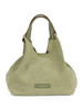 GRÜN | DUA Small Handtasche aus Veloursleder