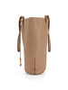 MARRONE CHIARO | Borsa shopping LILY in pelle grana maxi