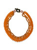 ARANCIONE | Collana RAFLESIA in resina