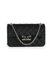 NERO | Borsa a tracolla trapuntata FLAT FALCON Extra Small