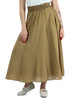 KAKI | Gonna midi ORARIO in tessuto fluido