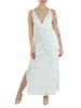 WEISS | Langes Spitzenkleid