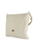 BEIGE | Borsa in pelle martellata ELUNA PLATE