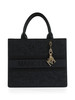 SCHWARZ | Bestickte Handtasche BUBY LUXE