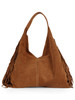 CUOIO | Borsa a spalla in suede REANNA CM FR Medium