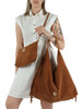 CUOIO | Borsa a spalla in suede REANNA CM FR Medium