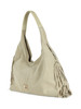 BEIGE | Borsa a spalla in suede REANNA CM FR Small