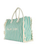 VERDE | Borsa shopping in canvas BUBY S. JOAN