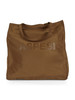 MARRONE CHIARO | Borsa shopping in nylon riciclato water repellent