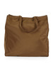 MARRONE CHIARO | Borsa shopping in nylon riciclato water repellent