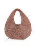 ROSA | Borsa hobo in paglia crochet NEFELI