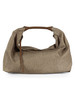 MARRONE | Borsa PLIE Hobo Medium in tessuto OP