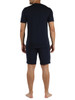 BLU | UNDERWEAR: Pigiama in cotone stretch composto da t-shirt e pantaloncini