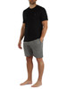 NERO | UNDERWEAR: Pigiama in cotone composto da t-shirt e pantaloncini