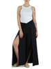NERO | SWIMWEAR: Pantalone copricostume con spacchi frontali