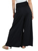 NERO | SWIMWEAR: Pantalone copricostume con spacchi frontali