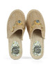BEIGE | Ciabattina espadrillas in rafia