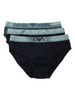 BLU | Il set comprende tre paia di slip in cotone organico stretch