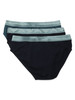 BLU | Il set comprende tre paia di slip in cotone organico stretch