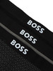 NERO | Il set BOSS ONE comprende tre paia di parigamba in cotone stretch