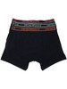 SCHWARZ | Das Set umfasst drei Paar eng anliegende Boxershorts aus Stretch-Baumwolle.
