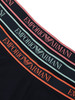 SCHWARZ | Das Set umfasst drei Paar eng anliegende Boxershorts aus Stretch-Baumwolle.