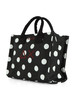 NERO | BEACH: Borsa shopping CALI Midi in canvas