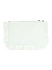BIANCO | BEACH: Pochette in canvas con rouches
