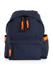 BLU | BEACH: Zaino in canvas con stampa logo frontale