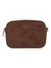 MARRONE | Tracolla camera case in ecosuede