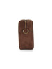 MARRONE | Tracolla camera case in ecosuede