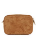 Leder | Kameratasche mit Schulterriemen aus Eco-Suede