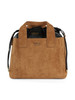 CUOIO | Borsa a mano in ecosuede con pochette interna