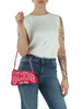 FUCHSIA | Schultertasche COMMA NOTTE mit Logostickerei