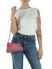 FUCHSIA | Schultertasche COMMA NOTTE mit Strasssteinen all over