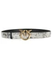 GRIGIO CHIARO | Cintura in pelle LOVE BERRY
