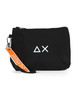 NERO | BEACH: Pochette in tessuto tecnico con stampa logo