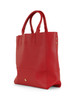 ROT | Mittlere Shopper-Tasche in gehämmertem Effekt