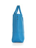 HELLBLAU | Mittlere Shopper-Tasche in gehämmertem Effekt