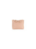 ROSA | Borsa shopping effetto martellato con logo impresso