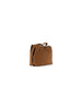 CUOIO | Borsa a spalla effetto suede con logo impresso