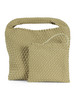 BEIGE | Sacca in tessuto intrecciato con pochette interna rimovibile
