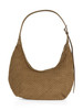 KAKI | Borsa a mezzaluna in ecosuede intrecciato