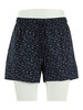 BLU SCURO | Boxer mare con stampa logo all over