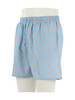CELESTE | Boxer mare con stampa logo all over