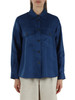 BLUETTE | Overshirt POMPOSA in gabardina di lino