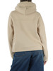 BEIGE | Felpa con zip e cappuccio NUVOLE