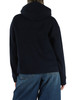 BLU SCURO | Felpa con zip e cappuccio NUVOLE