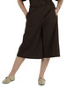 MARRONE | Bermuda lungo PIOMBO in cotone interlock